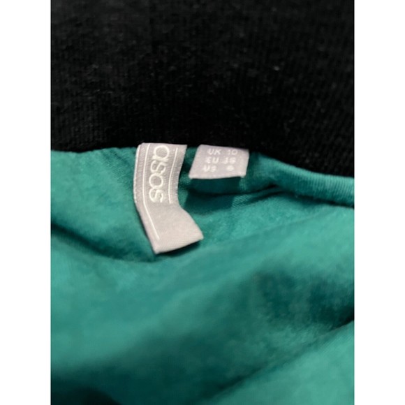 ASOS Women's Perforated Pleated Midi Skirt with Sports Tipped Waistband Size 6 - Picture 4 of 4